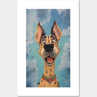 German Sheperd Dog Posters and Art